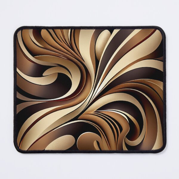 Item preview, Brown Contemporary Pattern Digital Painting designed and sold by CodeAndColors.
