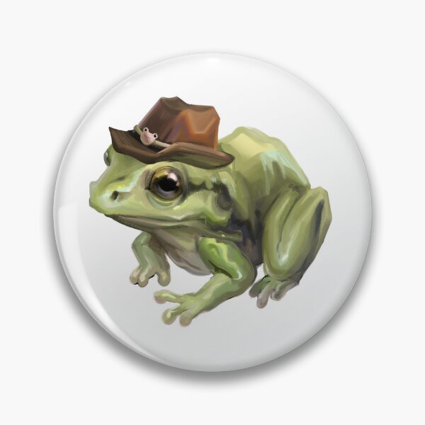 Item preview, Yeehaw Cowboy Frog - Singular designed and sold by WormLasagna.