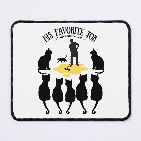 Item preview, Cats humor Funny cats are watching their owner designed and sold by GorinART.