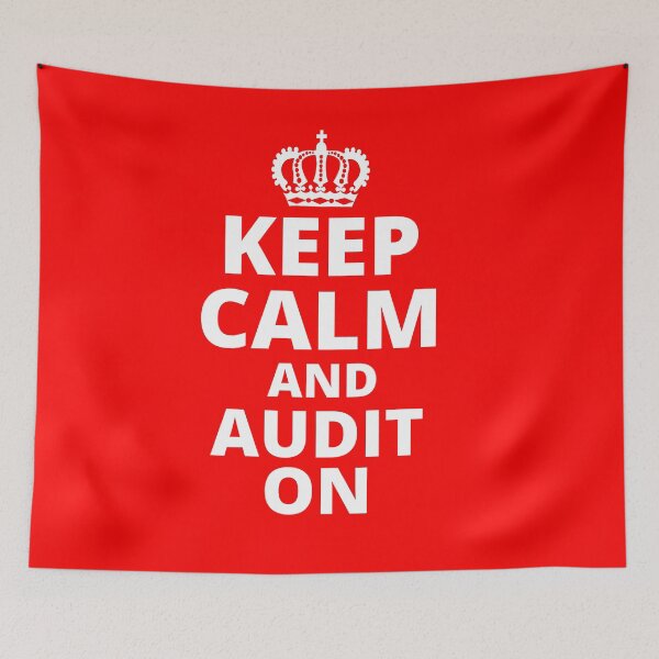Item preview, Keep Calm and Audit On designed and sold by LiToDesignCo.