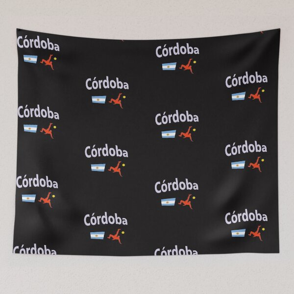 Item preview, Córdoba, Argentina Soccer abstract design  designed and sold by lobodelnoir.