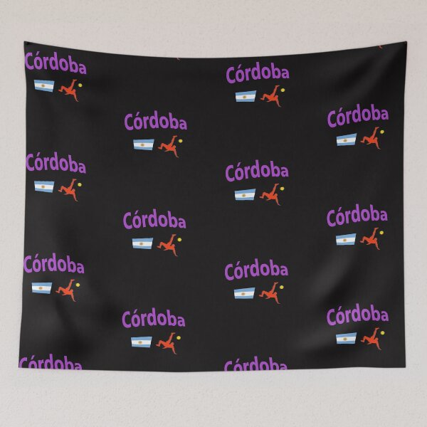 Item preview, Córdoba, Argentina Soccer abstract design  designed and sold by lobodelnoir.