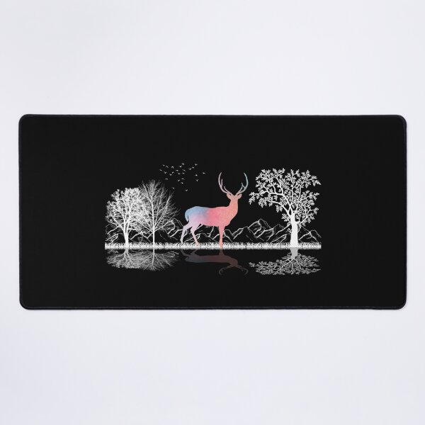Item preview, Deer Art Cute Colorful Deer With Nature And Trees Design Deer Lover Hunting designed and sold by Thecitiesstore.