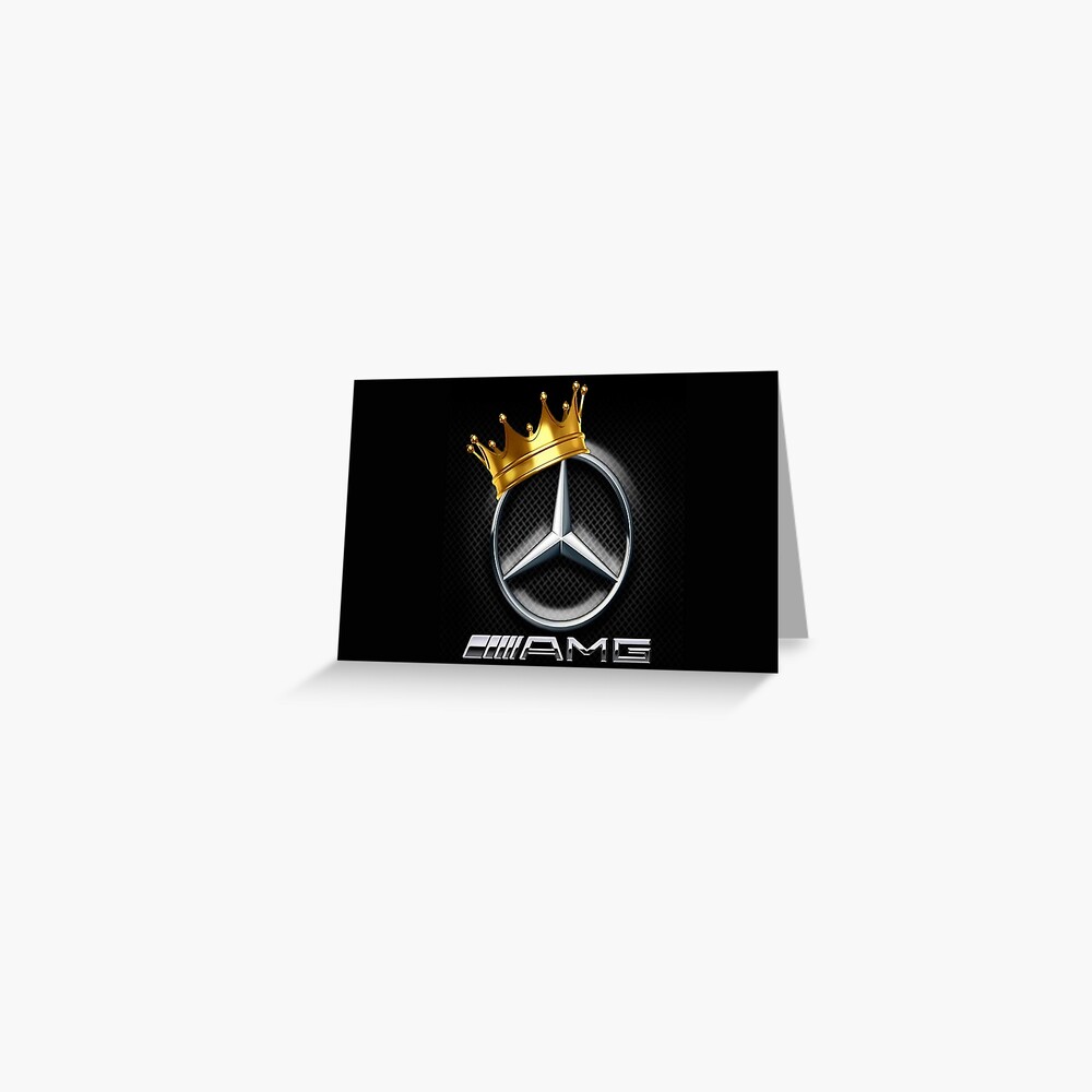 Mercedes Logo Sticker Decal Greeting Card for Sale by tankarma