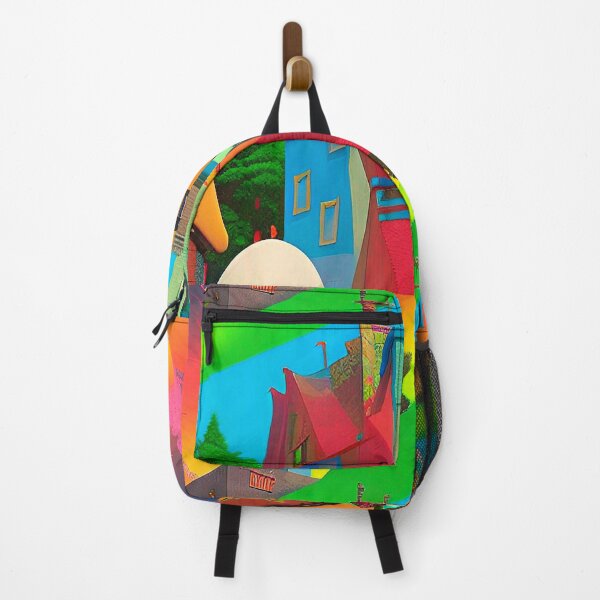Item preview, Colorful abstract surrealism city designed and sold by Neo-Expression.