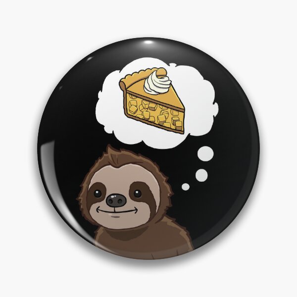 Item preview, Sloth thinking about eating a slice of Apple Pie designed and sold by jonmlam.