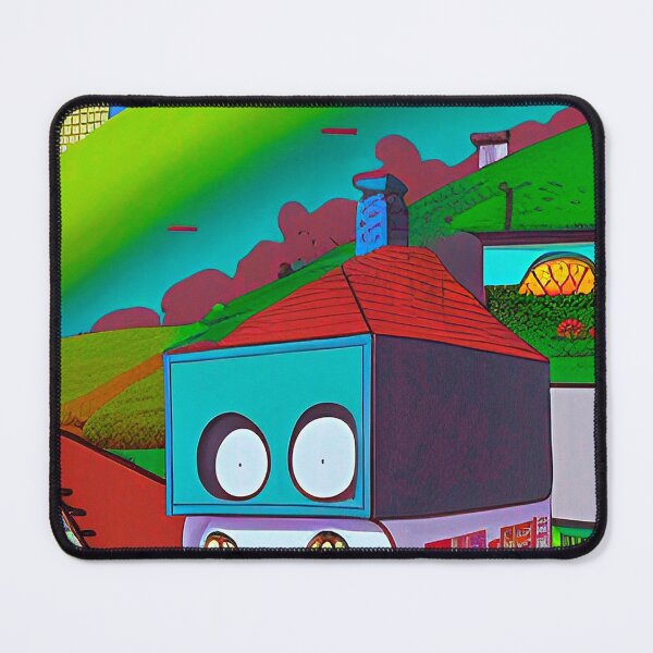 Item preview, Abstract colorful vintage Surrealistic landscape designed and sold by Neo-Expression.