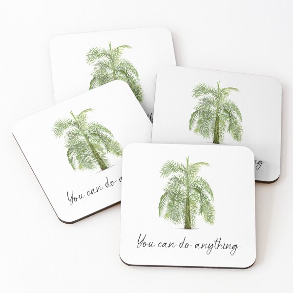 Item preview, Motivational Palm Tree X - You Can Do Anything designed and sold by Lugonbe.