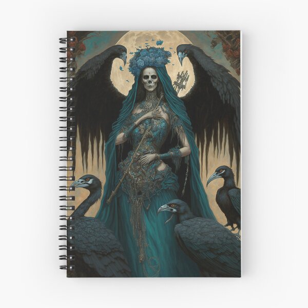 Item preview, Mother of life & Death Nuestra Señora de la Santa Muerte designed and sold by The-Dark-Art.