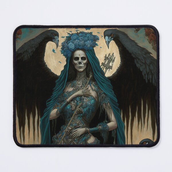 Item preview, Mother of life & Death Nuestra Señora de la Santa Muerte designed and sold by The-Dark-Art.