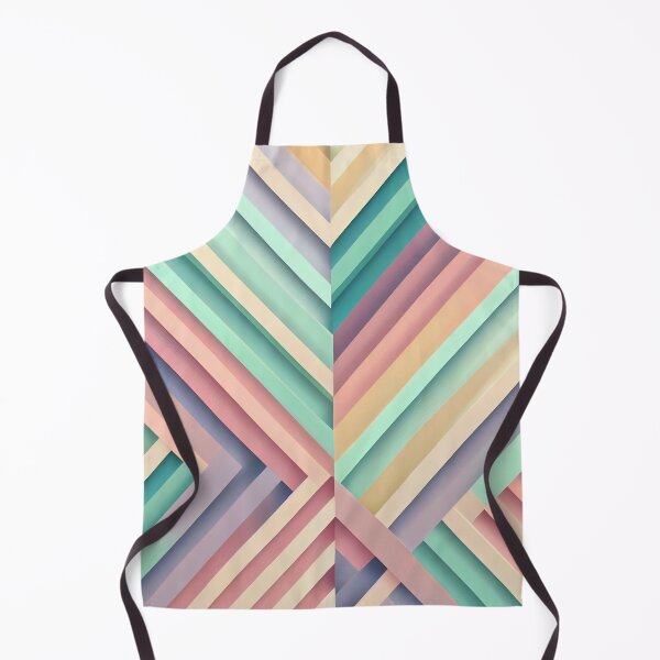 Item preview, Pastel Line Pattern Digital Painting designed and sold by CodeAndColors.