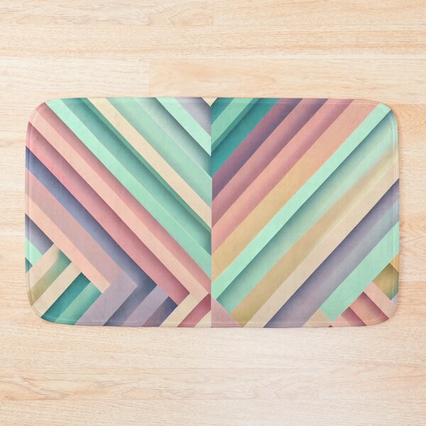 Item preview, Pastel Line Pattern Digital Painting designed and sold by CodeAndColors.