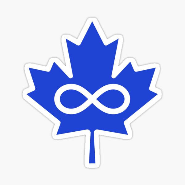 Vista previa del artículo con la obra «Bandera de la nación métis», diseñado y vendido por mixedshop.