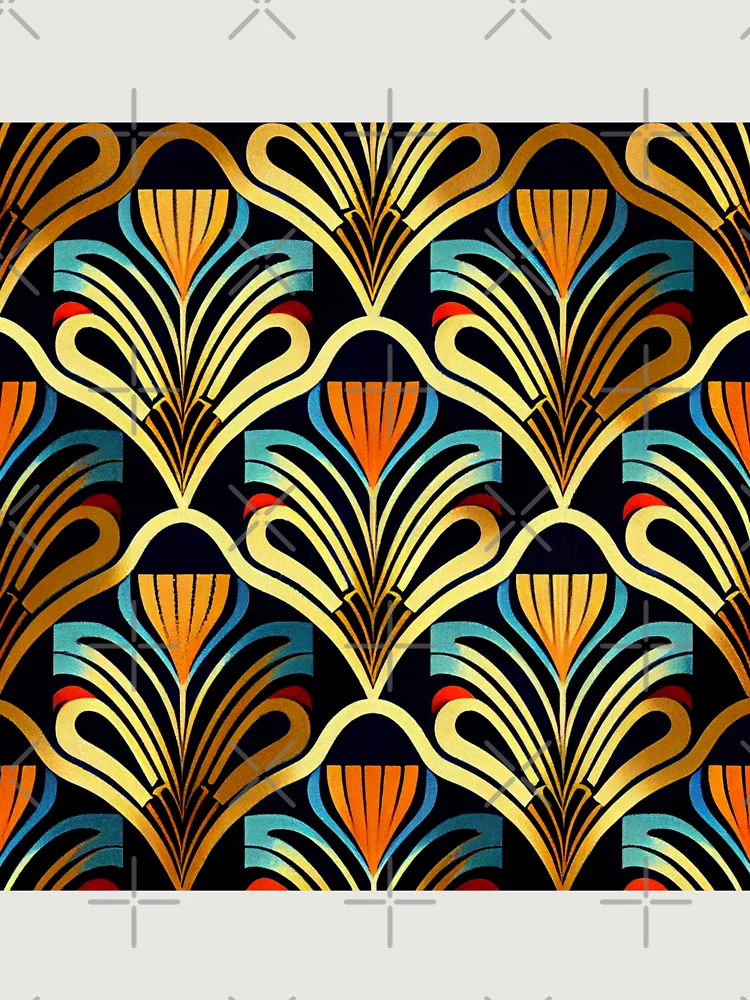 Thumbnail 6 von 6, Premium Oversized Pullover, Colorful Art Deco Pattern Digital Painting designt und verkauft von CodeAndColors.