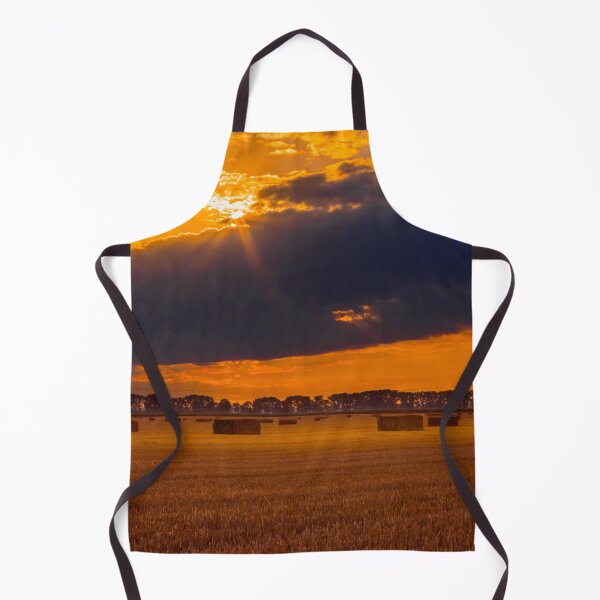 Item preview, sunset over the stubble designed and sold by HausmannArt.