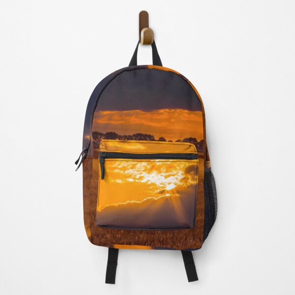 Item preview, sunset over the stubble designed and sold by HausmannArt.