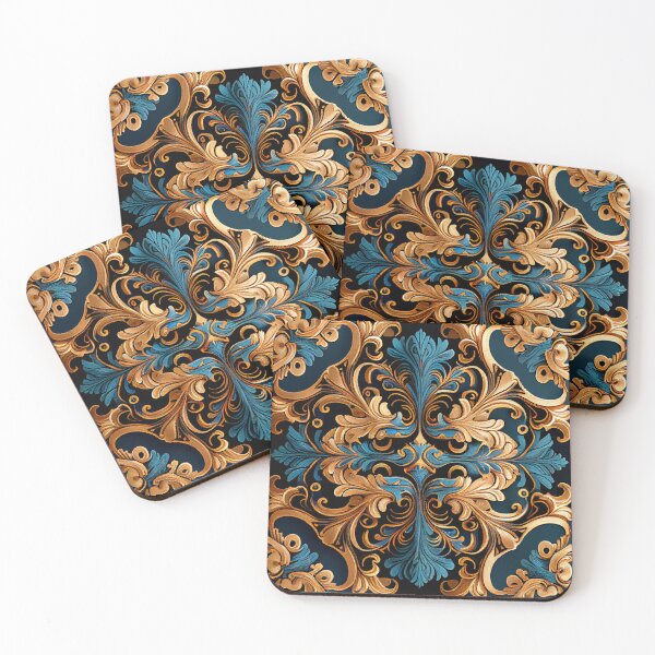 Item preview, Baroque Transitional Pattern Digital Painting designed and sold by CodeAndColors.