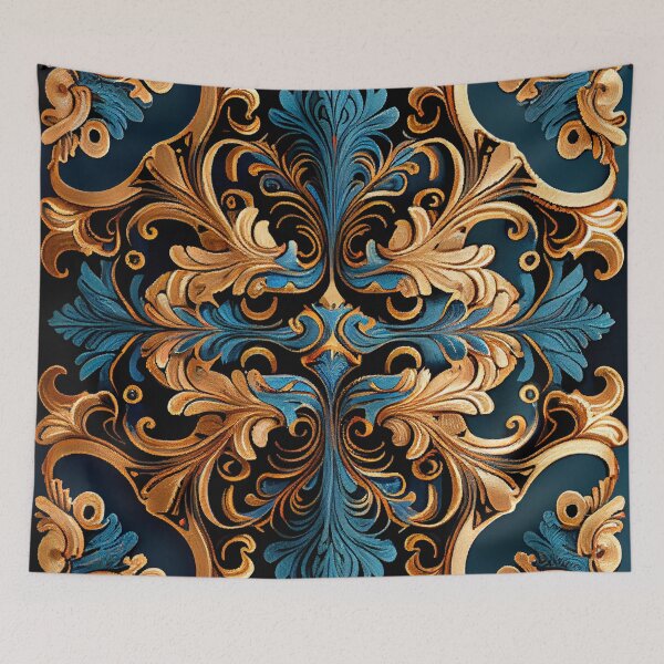 Item preview, Baroque Transitional Pattern Digital Painting designed and sold by CodeAndColors.
