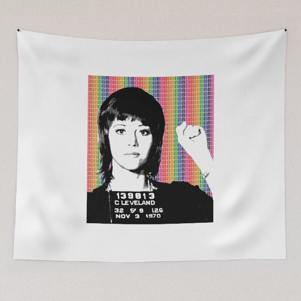 Item preview, Jane Fonda Mug Shot - Rainbow designed and sold by Gary Hogben.