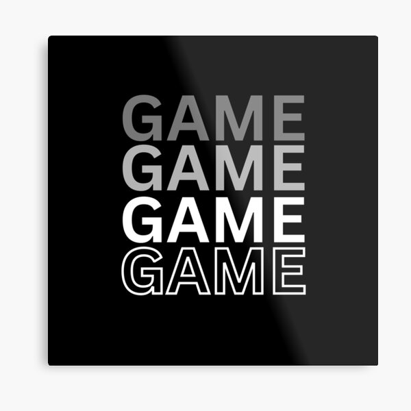 Game Metal Print