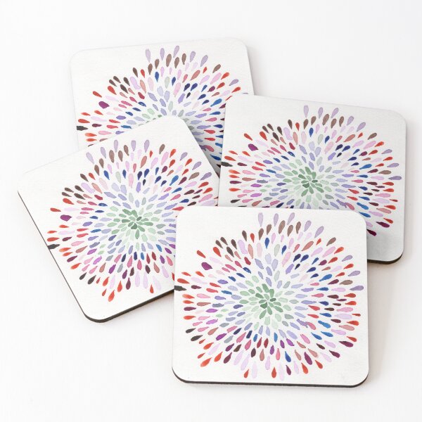 Item preview, Modern Art Abstract Flower Watercolor designed and sold by Glatti.