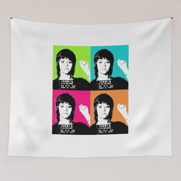 Item preview, Jane Fonda Mug Shot x4 designed and sold by Gary Hogben.