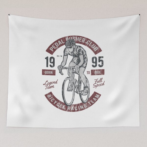 Item preview, BICYCLE RACER - Vintage Bike Biker Cyclist and Bike Shirt designed and sold by THE SUPERIORS SHIRT SHOP.
