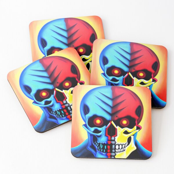 Item preview, Psycho Madness - Robotic Skull designed and sold by PsychoMadness.