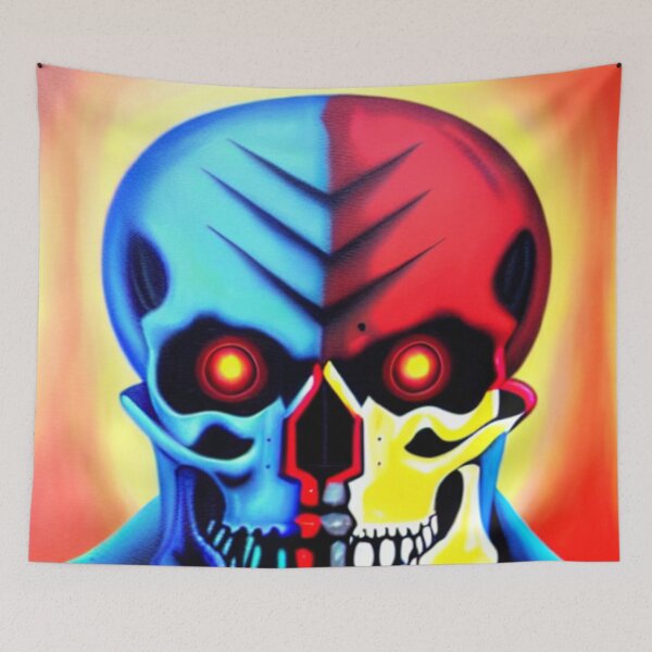 Item preview, Psycho Madness - Robotic Skull designed and sold by PsychoMadness.