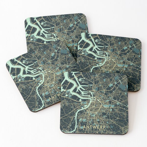 Item preview, Antwerp City Map of Belgium - Summer designed and sold by deMAP.