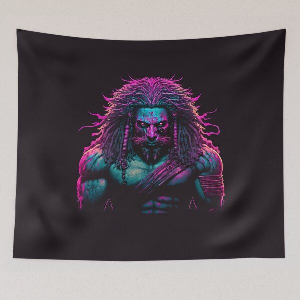 Item preview, Synthwave Shaman designed and sold by Abili-Tees.
