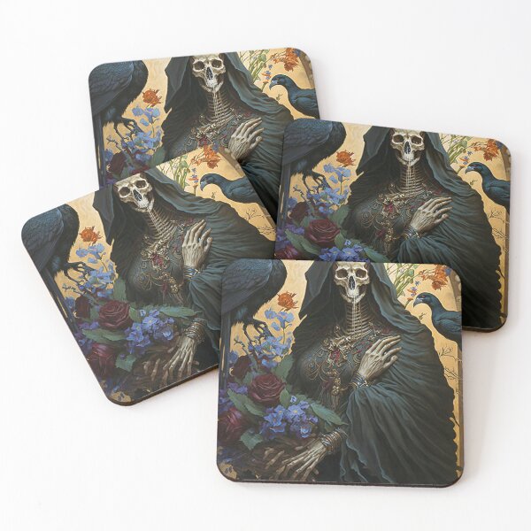 Item preview, Mother of Life & Death Nuestra Señora de la Santa Muerte designed and sold by The-Dark-Art.