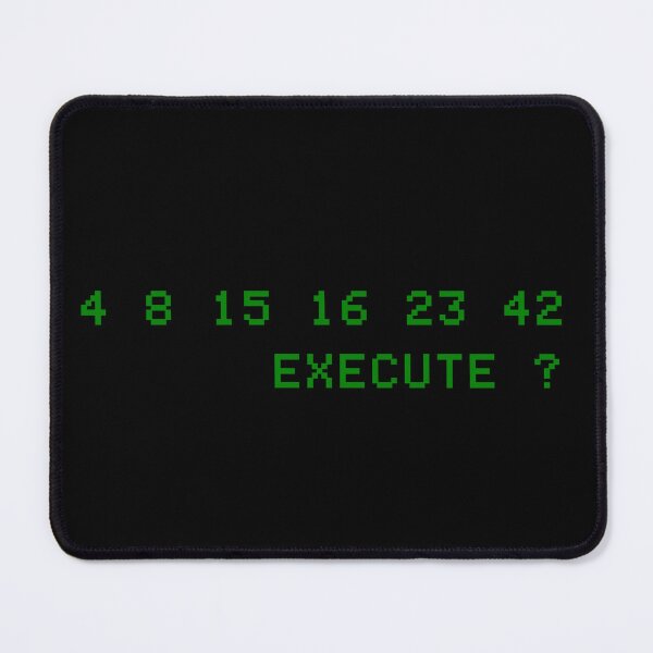 Item preview, 4 8 15 16 23 42  Hurley's Numbers Execute? designed and sold by MagdyAtef.