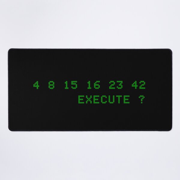 Item preview, 4 8 15 16 23 42  Hurley's Numbers Execute? designed and sold by MagdyAtef.