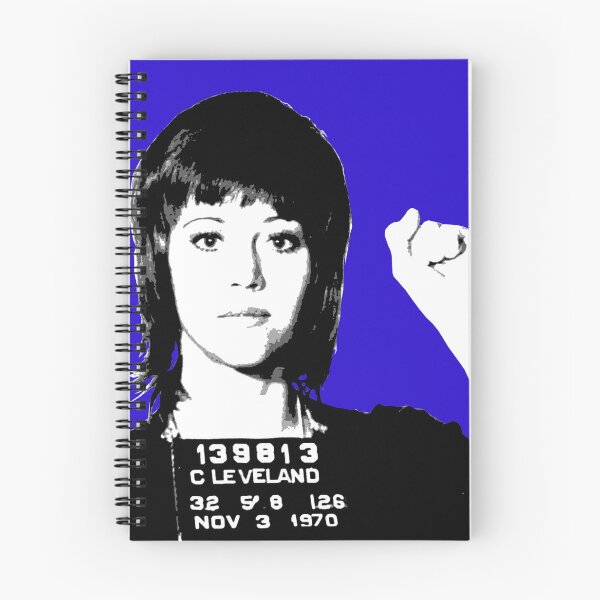 Item preview, Jane Fonda Mug Shot - Blue designed and sold by Gary Hogben.