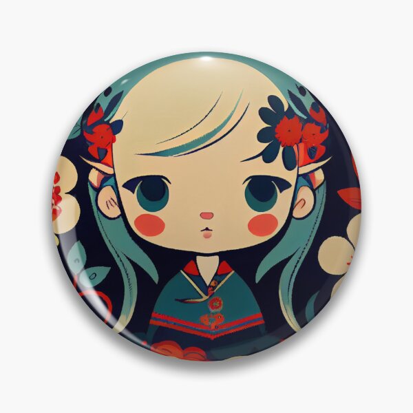Artikelvorschau, Anime Bohemian Pattern Digital Painting entworfen und verkauft von CodeAndColors.