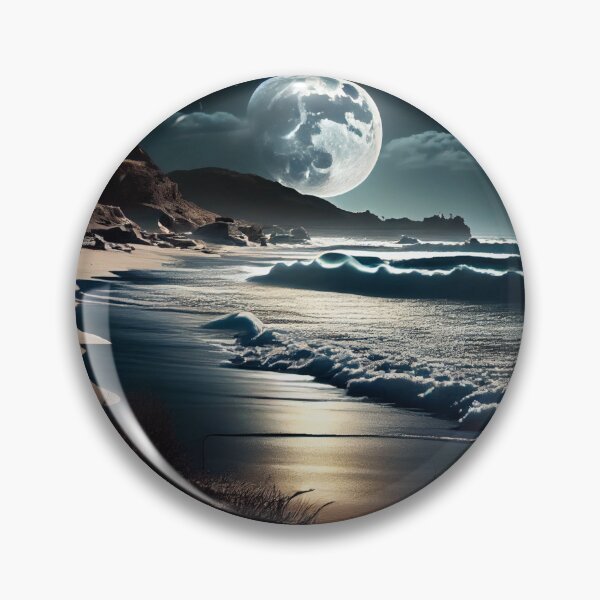 Item preview, Moonlit Beach designed and sold by Invisible Wizard.