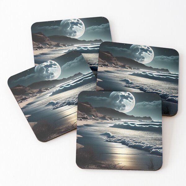 Item preview, Moonlit Beach designed and sold by Invisible Wizard.
