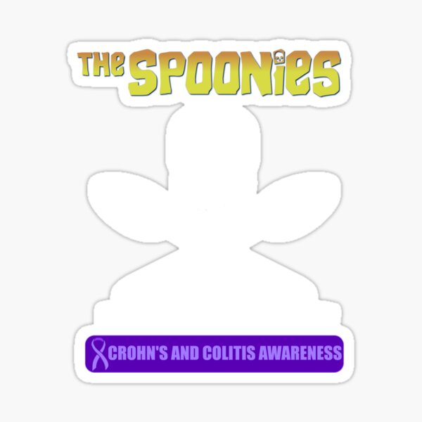 Item preview, Spoonies! Invisible Illness/Crohn's and Colitis Aware designed and sold by poo-tee.