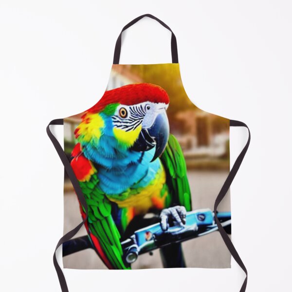 Item preview, A parrot on a bike designed and sold by SN-Creations.