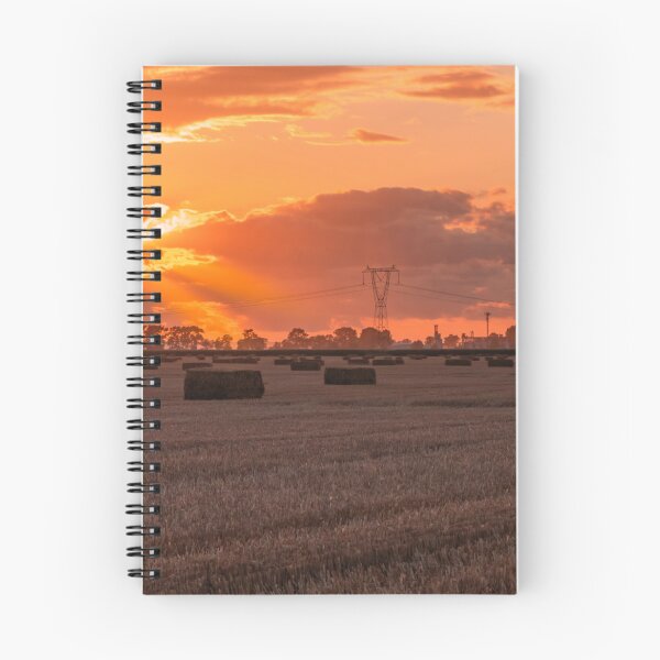 Item preview, The setting sun over the stubble. designed and sold by HausmannArt.