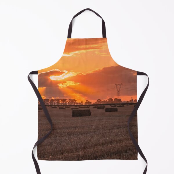 Item preview, The setting sun over the stubble. designed and sold by HausmannArt.