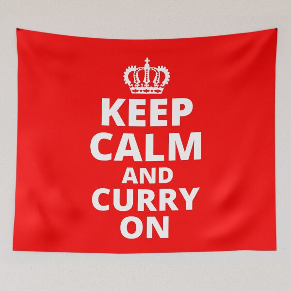 Item preview, Keep Calm and Curry On designed and sold by LiToDesignCo.