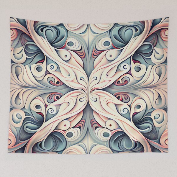 Item preview, Soft Beautiful Modern Pattern Digital Painting designed and sold by CodeAndColors.