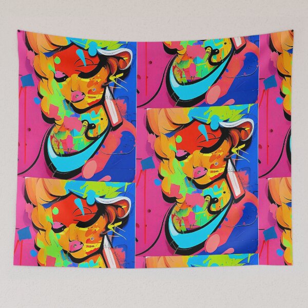 Item preview, Graffiti pop art. Colorful urban streetart designed and sold by Neo-Expression.