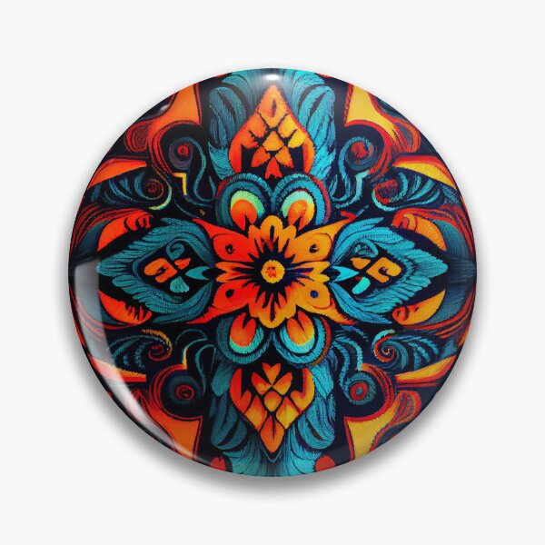 Artikelvorschau, Vibrant Brilliant Western Pattern Digital Painting entworfen und verkauft von CodeAndColors.