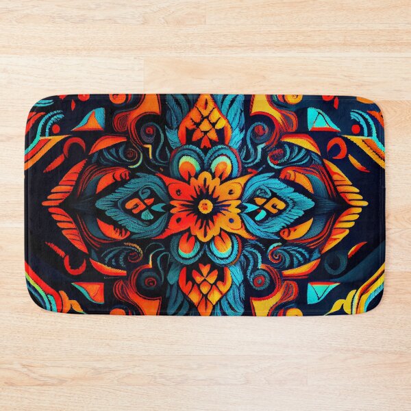 Artikelvorschau, Vibrant Brilliant Western Pattern Digital Painting entworfen und verkauft von CodeAndColors.