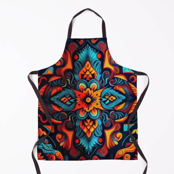 Item preview, Vibrant Brilliant Western Pattern Digital Painting designed and sold by CodeAndColors.