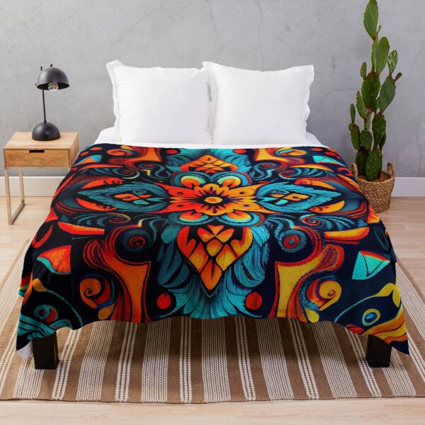 Item preview, Vibrant Brilliant Western Pattern Digital Painting designed and sold by CodeAndColors.