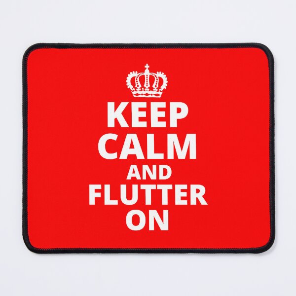Item preview, Keep Calm and Flutter On designed and sold by LiToDesignCo.